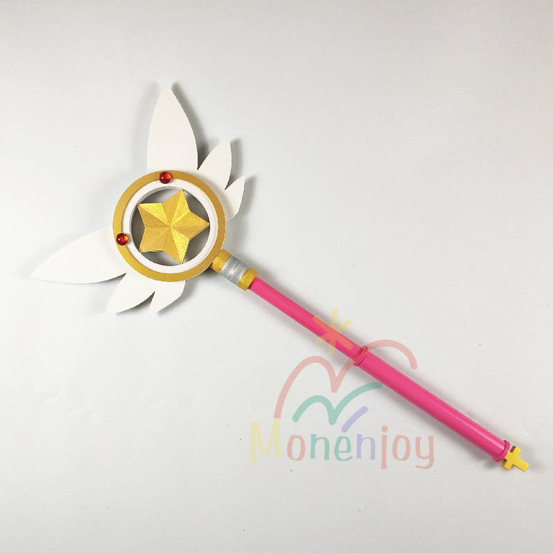 Monenjoy Fate/kaleid liner プリズマ☆イリヤ イリヤ コスプレ道具 美遊・エーデルフェルト 法杖 PVC材質 魔法少女・カレイドサファイア 武器モデル