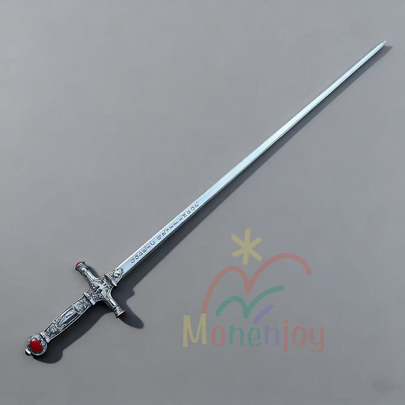 Monenjoy アルバス・ダンブルドア 魔法ワールド グリフィンドールの剣 コスプレ道具 100cm 武器モデル レプリカ 銀色の両刃の片手剣