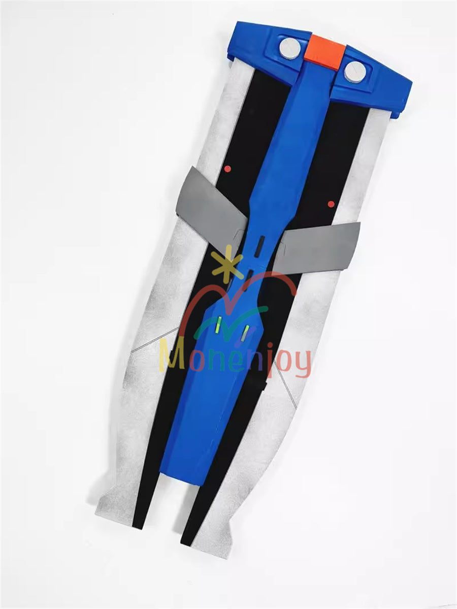 Monenjoy Zenless Zone Zero Seth Lowell โล่คอสเพลย์พร้อมด้ามจับยาว 85 ซม. ทีมสืบสวนพิเศษ GS1437