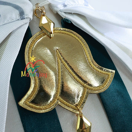 原神 エミリエ コスプレ衣装 コスチューム エメラルドフゼア |3D樹脂香水瓶・金属製神の眼付属|MONENJOY - Monenjoy