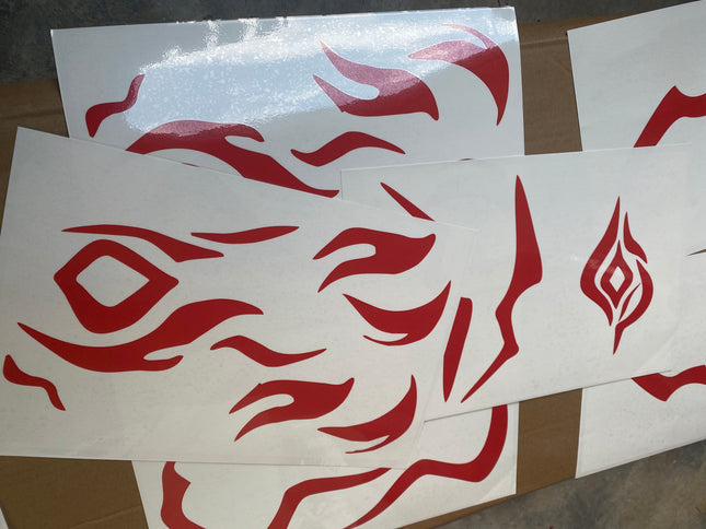 Monenjoy 崩壊スターレイル モーディス タトゥーシール 28*38cm 7枚セット - Monenjoy