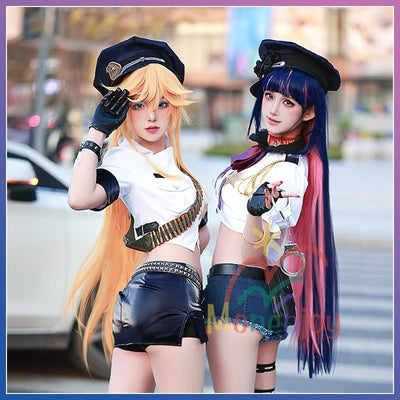 Monenjoy パンティ&ストッキングwithガーターベルト パンスト姉妹 ユニフォーム コスプレ衣装 newpsg NewPSG/#Newパンスト New PANTY & STOCKING with GARTERBELT