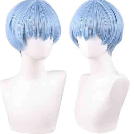 Monenjoy 葬送のフリーレン フリーレン ポニーテール ウィッグ ロング 自然 グラデーション フルウィッグ バレない セミロング ミディアム 可愛い ハイトーンカラー ハイライト かつら - Monenjoy