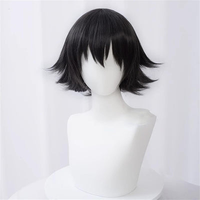 Monenjoy文豪ストレイドッグス 江戸川乱歩 ウィッグ 文スト 公演 コスプレ 衣装 舞台 ウィッグ ロング 自然 つけ毛 ルーズ メッシュ 耐熱 自然 フルウィッグ バレない セミロング ミディアム ハロウィン - Monenjoy