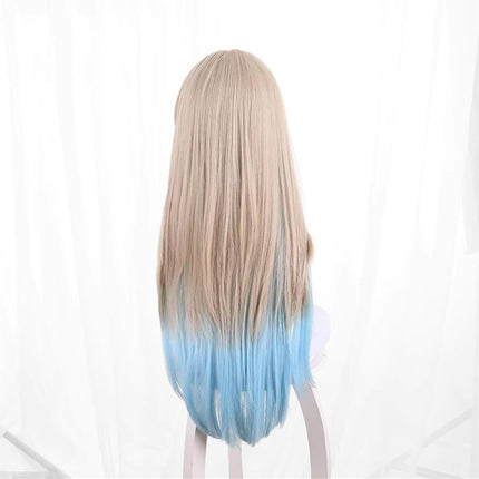 Monenjoy 崩壊スターレイル 桂乃芬 ウィッグ 80cm ロング 自然 ショート ボブ フルウィッグ ストレート ウイッグ wig かつら フルウィッグ ミディアム セミロング - Monenjoy