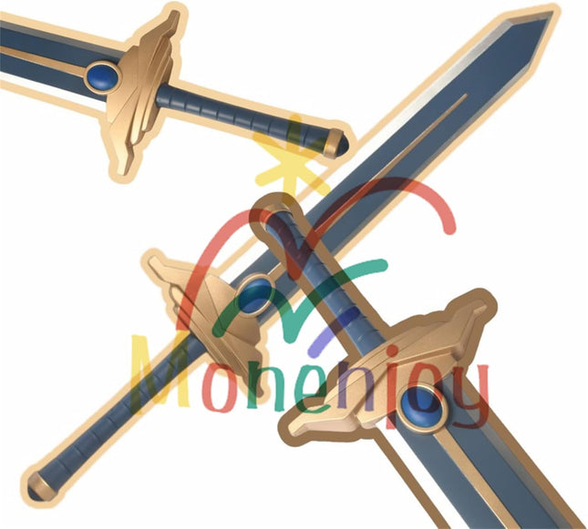 Monenjoy コスプレ道具 葬送のフリーレン ヒンメル 西洋剣 ソード PU製造 110cm 550g 勇者 勇者の剣 コスプレ レプリカ フリーレン 日本刀 手遊び 模擬刀 ハロウィン イベント シュタルク - Monenjoy