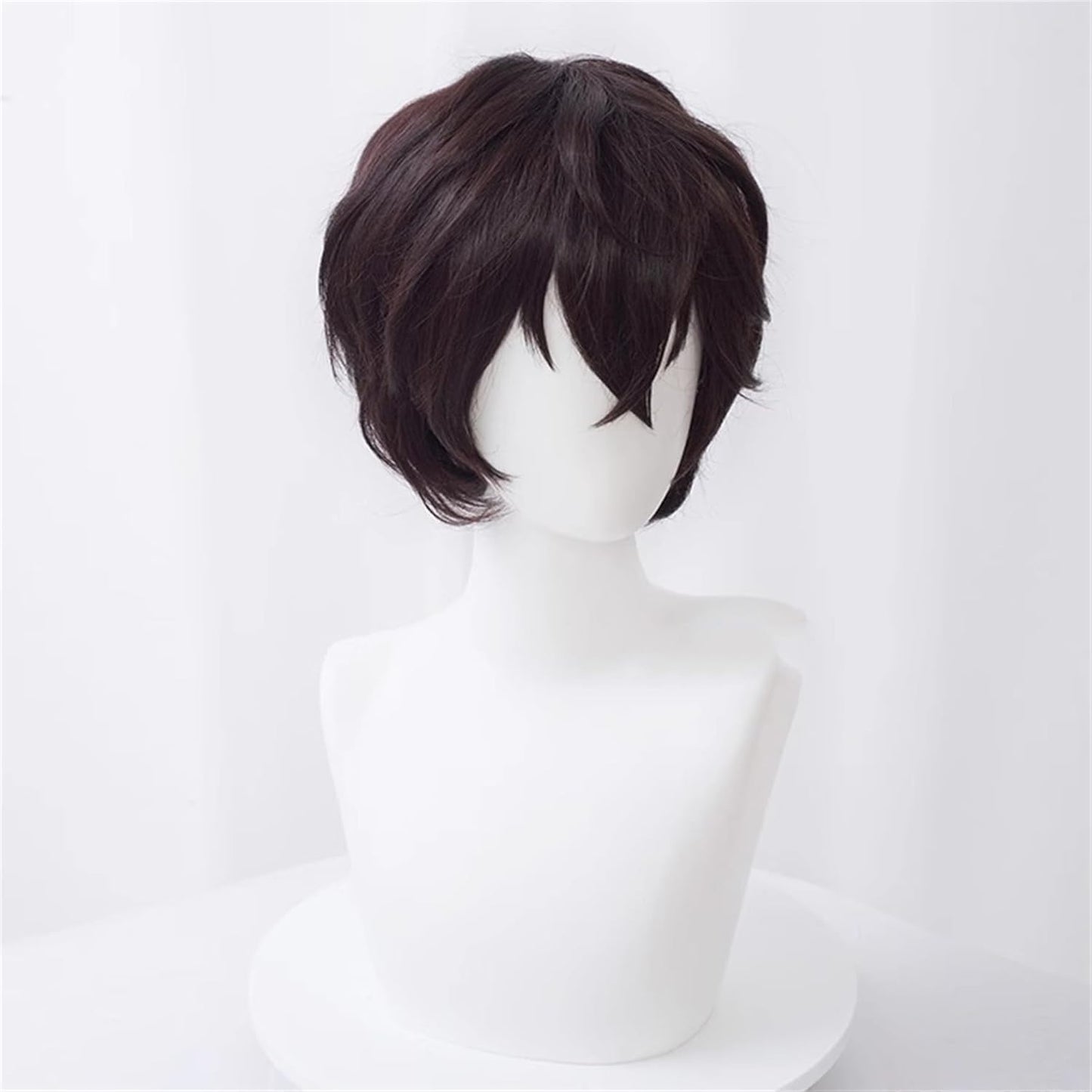 Monenjoy文豪ストレイドッグス 太宰治 ウィッグ 文ス 30cm コスプレ ウィッグ 自然 つけ毛 - Monenjoy