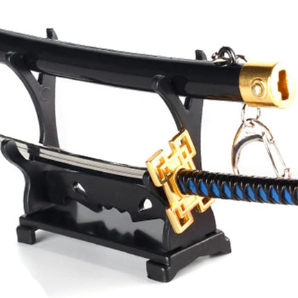 Monenjoy ミニ武器 鬼滅の刃 胡蝶 しのぶ 22cm 押して弾むキーホルダー 未開刃 おもちゃ 合金 レプリカ メタル製 キーホルダーアクセサリー キーリング キーチェーン 小物 雑貨 手遊び 卓上装備品 フィギュア武器 - Monenjoy