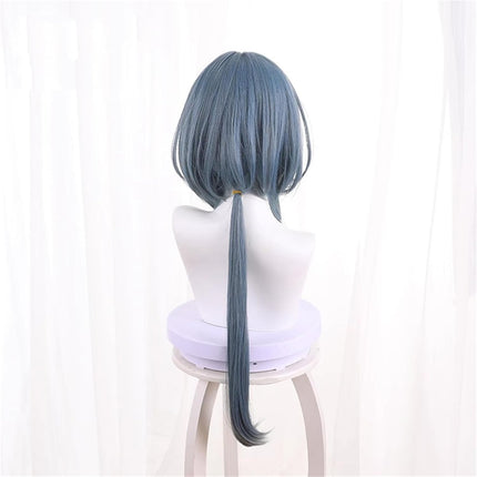 Monenjoy 崩壊スターレイル 桂乃芬 ウィッグ 80cm ロング 自然 ショート ボブ フルウィッグ ストレート ウイッグ wig かつら フルウィッグ ミディアム セミロング - Monenjoy