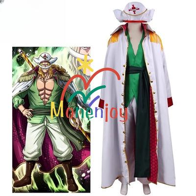 Monenjoy ONE PIECE エドワード・ニューゲート コスプレ衣装 大海賊 白ひげ コスチューム イベント 仮装 - Monenjoy