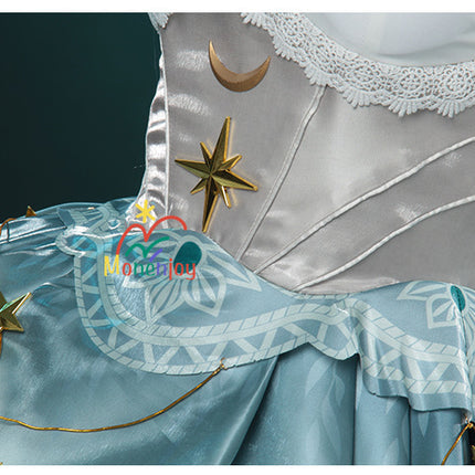 Monenjoy アイデンティティ5 踊り子 漂う月光 コスプレ衣装 洋服 髪飾り+眼鏡付 ワンピース イベントGS1338 - Monenjoy