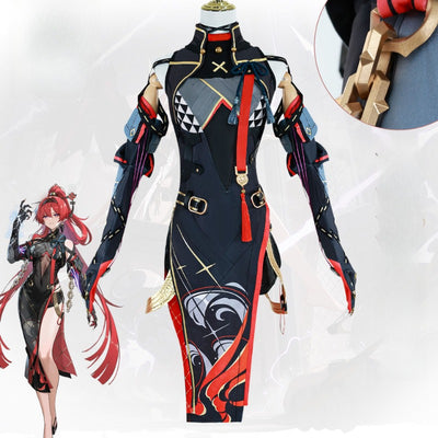 Monenjoy 鳴潮 インリン コスプレ 吟霖 衣装 ワンピース アクセサリー付 - Monenjoy