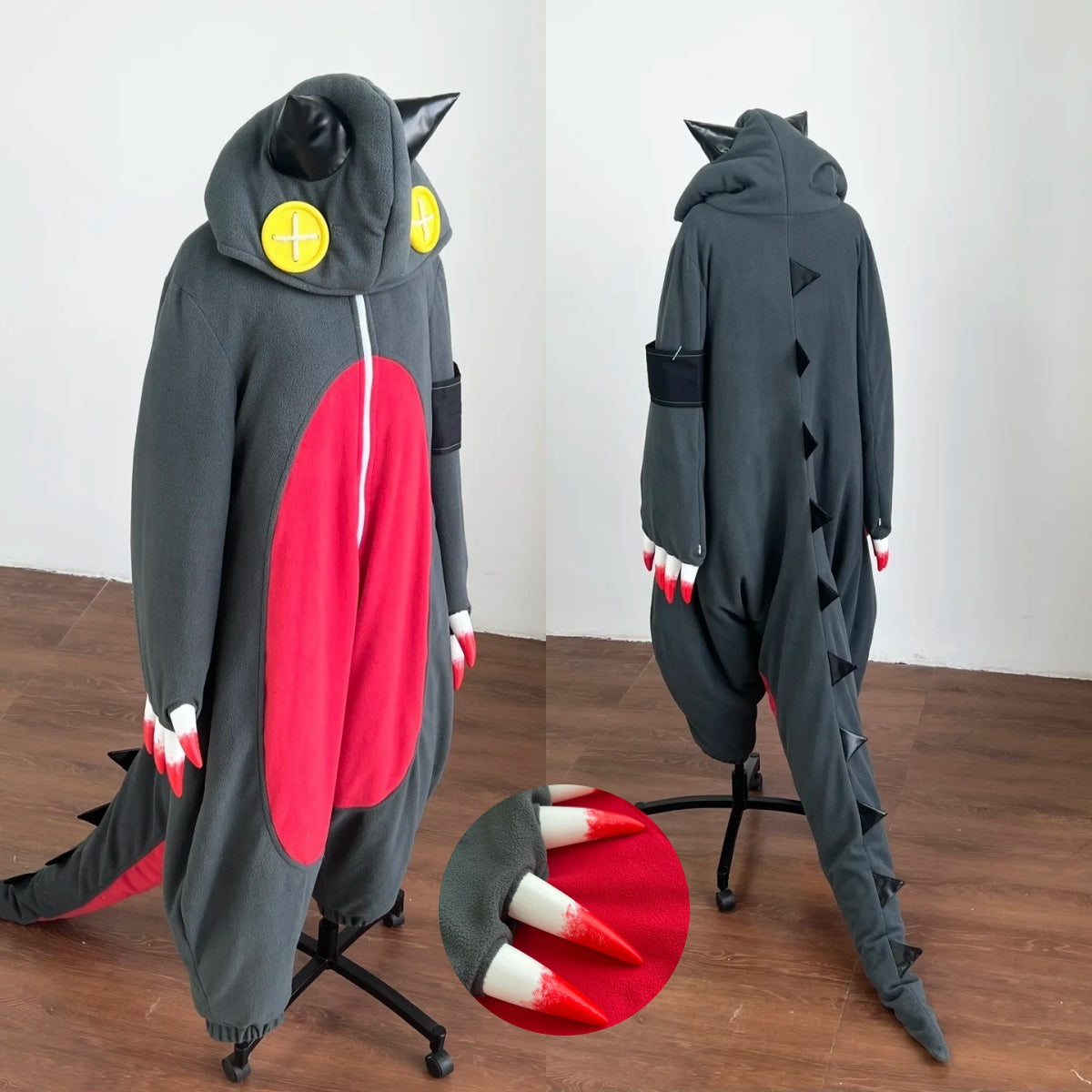 Monenjoy ガチアクタ ギータ 怪獣コスプレ衣装 可愛い着ぐるみ