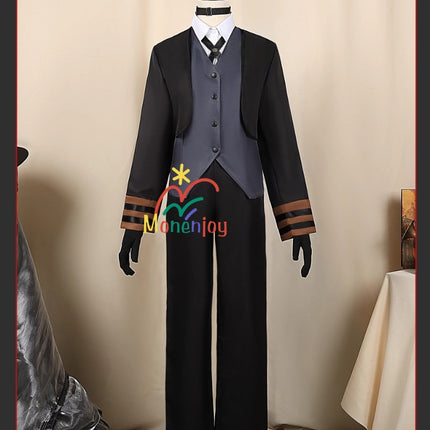 Monenjoy 納品 文豪ストレイドッグス 中原中也 コスプレ衣装 なかはら ちゅうや イベント 帽子付GS1304 - Monenjoy