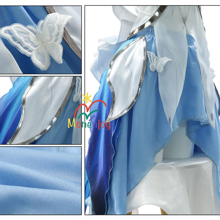 Monenjoy 鳴潮 ショアキーパー コスプレ衣装 ワンピース Shorekeeper 回折 コスチューム - Monenjoy