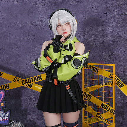 Monenjoy ゼンレスゾーンゼロ 邪兎屋 アンビー・デマラ コスチューム 衣装 可愛い 女の子 ゼンゼロ/ZZZ コスプレ 撮影衣装 コス COS 演出 花火祭 ハロウィン イベント 変装 学園祭 - Monenjoy