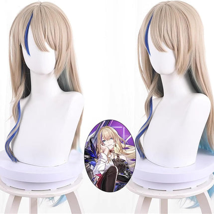 Monenjoy 崩壊スターレイル 桂乃芬 ウィッグ 80cm ロング 自然 ショート ボブ フルウィッグ ストレート ウイッグ wig かつら フルウィッグ ミディアム セミロング - Monenjoy