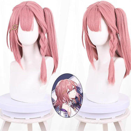 Monenjoy 崩壊スターレイル 桂乃芬 ウィッグ 80cm ロング 自然 ショート ボブ フルウィッグ ストレート ウイッグ wig かつら フルウィッグ ミディアム セミロング - Monenjoy