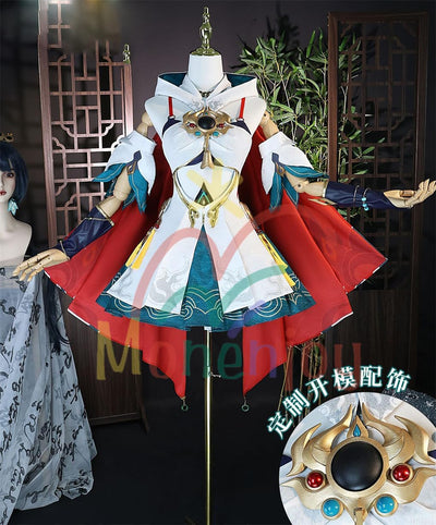 Monenjoy 崩壊スターレイル 三月なのか 巡狩の時代 雲璃 うんり コスチューム スタレ cosplay スタレ コスプレ衣装 - Monenjoy