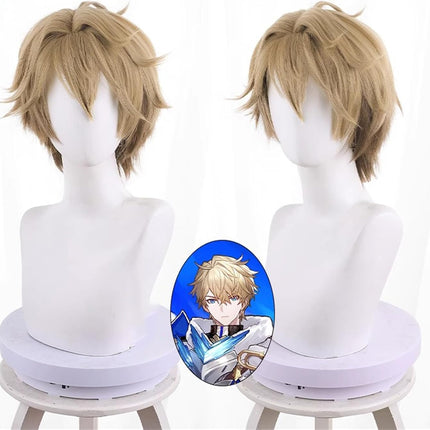 Monenjoy 崩壊スターレイル 桂乃芬 ウィッグ 80cm ロング 自然 ショート ボブ フルウィッグ ストレート ウイッグ wig かつら フルウィッグ ミディアム セミロング - Monenjoy