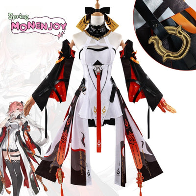 Monenjoy 鳴潮 長離 コスプレ衣装 ちょうり 舞台服 ワンピース かわいい - Monenjoy