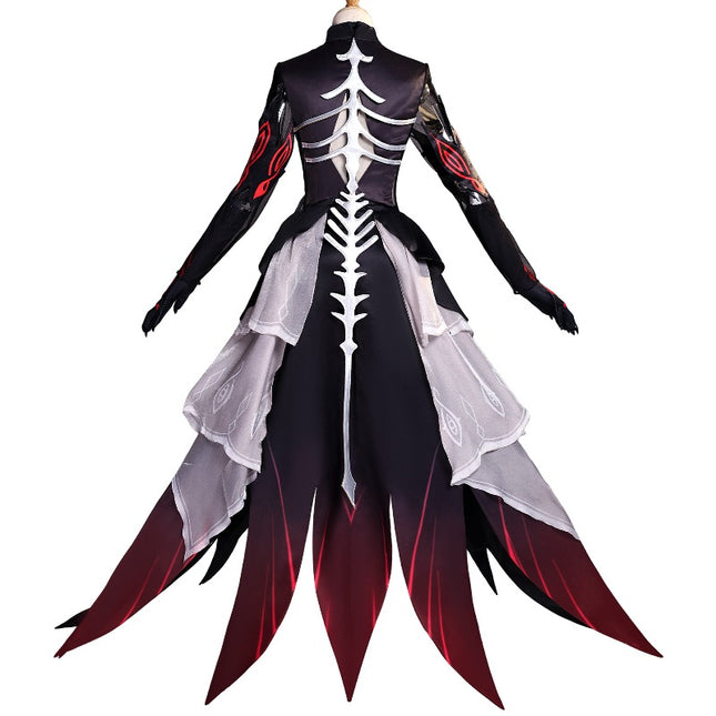 Monenjoy 原神 ロノヴァ Ronova  コスプレ衣装 死の執政 魔神 3d樹脂製パーツ ワンピース コスチューム