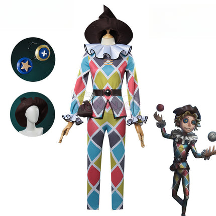 Monenjoy アイデンティティ5 曲芸師 青葉の赤 コスプレ衣装 第五人格/IdentityV イベント GS1337 - Monenjoy