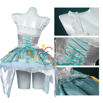 Monenjoy アイデンティティ5 踊り子 漂う月光 コスプレ衣装 洋服 髪飾り+眼鏡付 ワンピース イベントGS1338 - Monenjoy