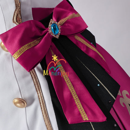 Monenjoy 原神 エスコフィエ コスプレ衣装  Escoffier コスチューム ワンピース 洋服 帽子付 3d樹脂アクセサリー G1199 - Monenjoy
