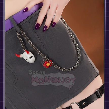 Monenjoy Identity V BLK Sentai Mechanical Engineer (BLK.TRACY) ชุดคอสเพลย์ครบชุด | การจำลองความแม่นยำสูงพร้อมอุปกรณ์เสริม 5 ชิ้น คุ้มค่าที่สุด