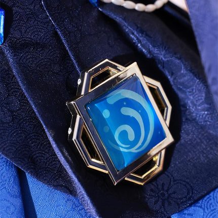 Monenjoy 原神 行秋 竹身雨化 / Bamboo Rain 礼服 コスプレ衣装 飛雲商会 ワンピース 洋服 コスチューム イベント コスプレ ハロウィン 洋風 可愛い 舞台衣装 - Monenjoy