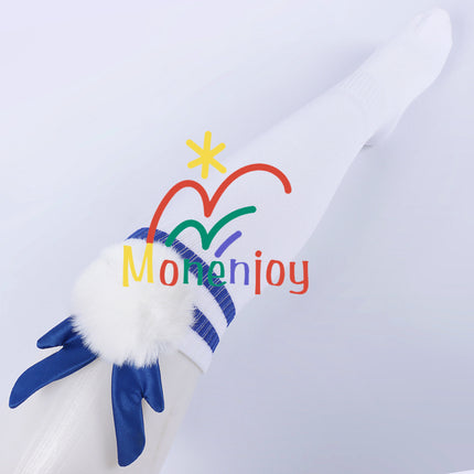 Monenjoy 原神 ラッキンコーヒー コラボ シグウィン メイド服 ワンピース スカート コスプレ道具 可愛い 尻尾付 髪飾り贈 アクセサリー - Monenjoy