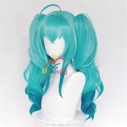 Monenjoy 初音ミク かつら 鬘 WIG ヴァンパイア 吸血鬼 ウィッグ ネット付き コスプレ ツインテール カツラ グッズ アニメ コスプレ道具GS1320 - Monenjoy