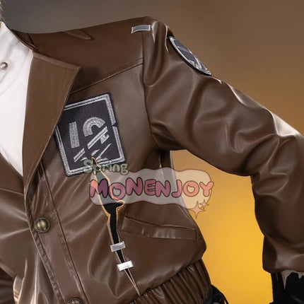 Monenjoy Identity 5 Prospector Highway Knight SSR หนังเทียม + กางเกงยืด + ชิ้นส่วนเรซิน 3 มิติ การผลิตซ้ำคุณภาพสูง