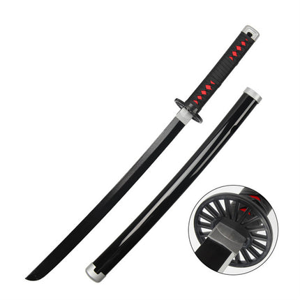 Monenjoy 鬼滅の刃 日輪刀 鬼狩り 我妻 善逸 77cm グッズ 剣戟奇譚 竈門 和風 大正時代 子供用 コスプレ 舞台 おもちゃ 木 イベント 祭り - Monenjoy