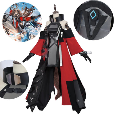 Monenjoy コスプレ衣装 アークナイツ 星6 ギルベルタ 尻尾+耳飾り+イヤリング付 実物化 3d樹脂アクセサリー コスプレ衣装イベント - Monenjoy