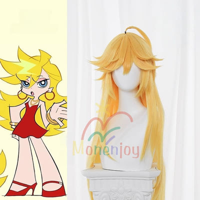 Monenjoy New PANTY & STOCKING with GARTERBELT Newパンスト NewPSG アナーキー・パンティ / パンティエル Panty イベント 黄色 髪