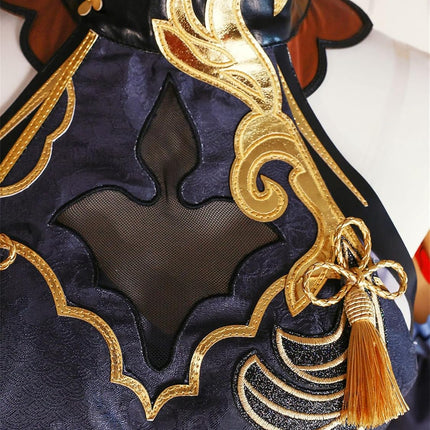 Monenjoy 原神 申鶴 冷花幽露  コスプレ衣装 海灯祭祝い 礼服 ワンピース コスプレ衣装 洋服 コスチューム イベント コスプレ ハロウィン 洋風 可愛い 舞台衣装 - Monenjoy