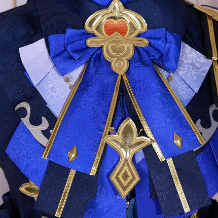 Monenjoy 原神 行秋 竹身雨化 / Bamboo Rain 礼服 コスプレ衣装 飛雲商会 ワンピース 洋服 コスチューム イベント コスプレ ハロウィン 洋風 可愛い 舞台衣装 - Monenjoy