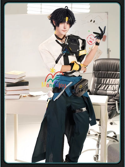Monenjoy ゼンレスゾーンゼロ 浅羽悠真 コスプレ衣装 ゼンゼロ 対ホロウ第六課 コスチューム cosplay ハロウィン - Monenjoy
