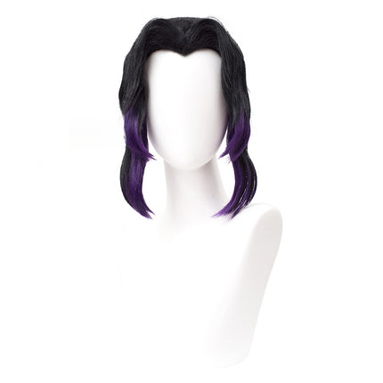 「在庫一掃」Monenjoy 鬼滅の刃 胡蝶 しのぶ ウィッグ こちょう しのぶ カツラ  蟲柱 コスプレ道具 - Monenjoy