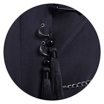 Monenjoy アニメーション映画『KPOPガールズ!デーモン・ハンターズ  サジャ・ボーイズ  コスプレ衣装 黒色 イベント