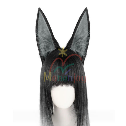 Monenjoy Zenzero Hoshimi Miyabi Earrings Cute Fox Ears Cosplay Prop