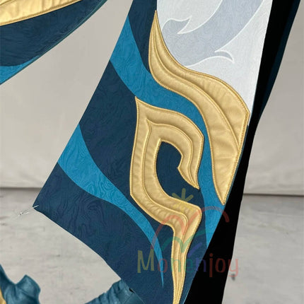 Monenjoy 崩壊スターレイル 丹恒騰荒 コスプレ 黄龍 黄金裔 Dan Heng・Permansor Terrae コスチューム 3d樹脂製手甲付 1.8m尻尾追加 ウィッグ+シューズ追加 ハロウィン ジャカード生地   伏竜