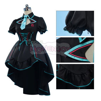 Monenjoy 初音ミク plays 月光下騎士団 コスプレ衣装 ワンピース ハロウィン イベントGS1319 - Monenjoy