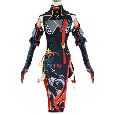Monenjoy 鳴潮 インリン コスプレ 吟霖 衣装 ワンピース アクセサリー付 - Monenjoy