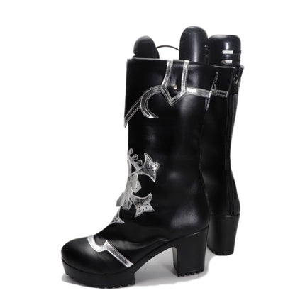 Monnejoy 黒執事 シエル・ファントムハイヴ  シューズ ブーツ Black Butler  コスプレ道具 gss1004