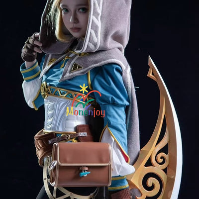 Monenjoy ゼルダの伝説 セルダ姫(旅人スタイル)コスプレ衣装 コスチュームセット |ブレワイ - Monenjoy