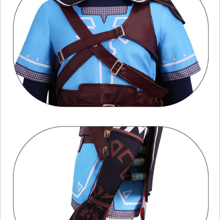 Monenjoy ゼルダの伝説 リンク link 英傑服 コスプレ衣装 ブレス オブ ザ ワイルド イベントGS1152 - Monenjoy