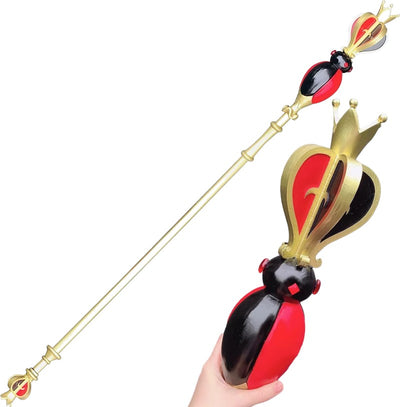 Monenjoy ツイステ パアズールの杖 学園長の杖 リドルの杖 カリムの杖 マレウスの杖 コスプレ道具 樹脂製 男女兼用 撮影道具 文化祭 舞台道具 おもちゃ コスプレ - Monenjoy